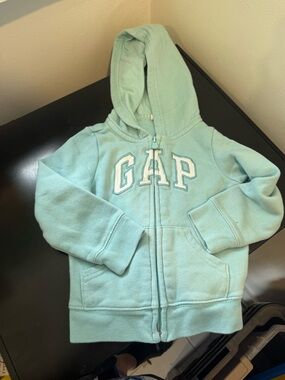 GAP Kids Light Aqua Zip Hoodie
